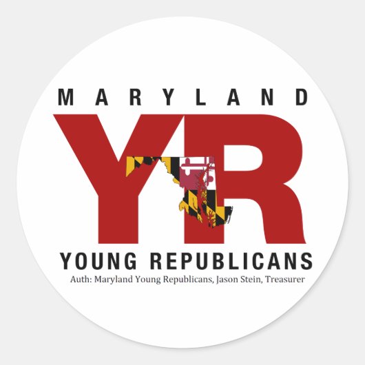 MDYR-Sticker Ronde Sticker (Voorkant)