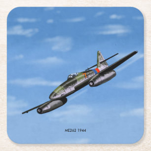 ME262 Figter 1944 papier onderzetter