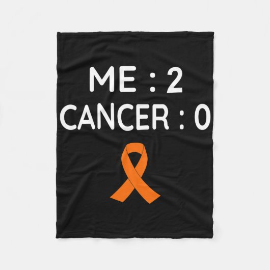 ME2 Kanker 0 Leukemie Bewustzijn Fleece Deken (Voorkant)
