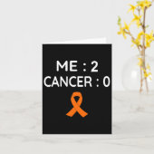 ME2 Kanker 0 Leukemie Bewustzijn Kaart (Gele Bloem)