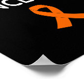 ME2 Kanker 0 Leukemie Bewustzijn Poster (Hoek)