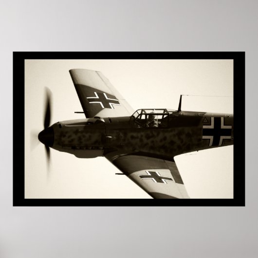 Me-109 E-3 Emil Poster (Voorkant)