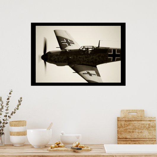 Me-109 E-3 Emil Poster (Keuken)