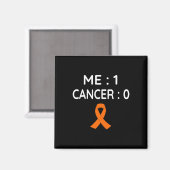 ME 1 Kanker 0 Leukemie Bewustzijn Magneet (Voorkant / Achterkant)