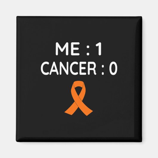 ME 1 Kanker 0 Leukemie Bewustzijn Magneet (Voorkant)
