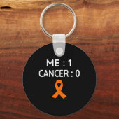 ME 1 Kanker 0 Leukemie Bewustzijn Sleutelhanger (Voorkant)