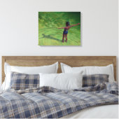 Me 2011 canvas afdruk (Insitu (Slaapkamer))