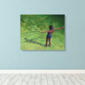 Me 2011 canvas afdruk (Insitu (Houten vloer))