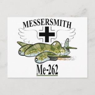 ME 262 BRIEFKAART