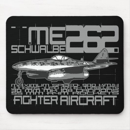 Me 262 Schwalbe Muismat (Voorkant)