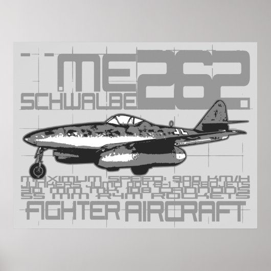Me 262 Schwalbe Poster (Voorkant)