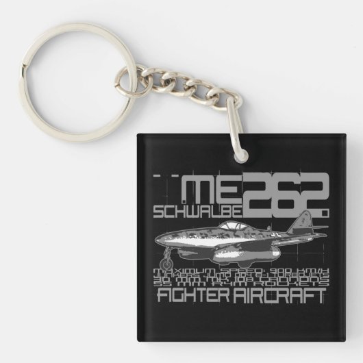 Me 262 Schwalbe Sleutelhanger (Voorkant)