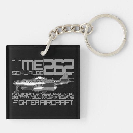 Me 262 Schwalbe Sleutelhanger (Achterkant)
