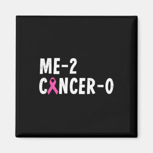 ME 2 Kanker 0 Roze lint borstkankerbewustzijn Magneet