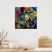 ME - AI Fantasy Digitale Kunstdruk - Modern Poster (Keuken)