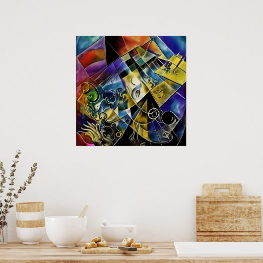 ME - AI Fantasy Digitale Kunstdruk - Modern Poster (Keuken)