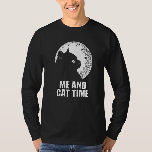 Me and Cat Time Cat Hobby Kitten Pastime Cat Mom T-shirt (Voorkant)