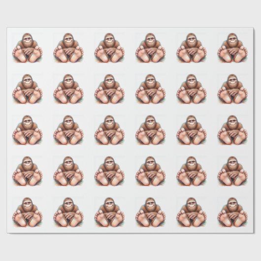 Me and My Bigfoot Cadeaupapier (Vlak)