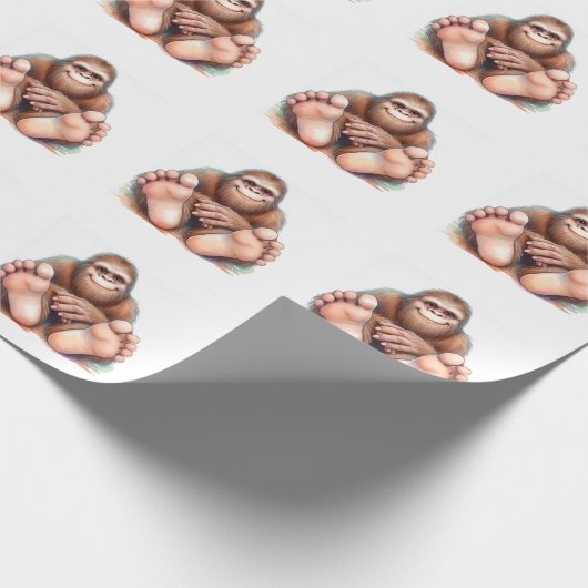 Me and My Bigfoot Cadeaupapier (Hoek)