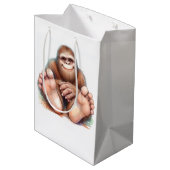 Me and My Bigfoot Medium Cadeauzakje (Achterkant Gekanteld)