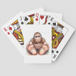 Me and My Bigfoot Playing Cards Pokerkaarten