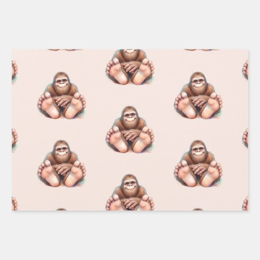 Me and My Bigfoot Wrapping Paper (Voorkant 3)