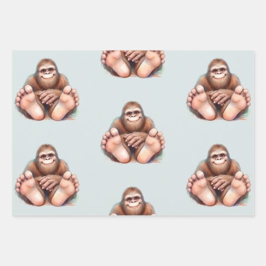 Me and My Bigfoot Wrapping Paper (Voorkant 2)