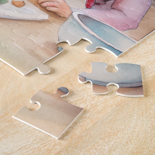 me and my mom Puzzle Legpuzzel (Zijkant)