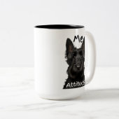 Me Attitude Scottish Terrier Tweekleurige Koffiemok (Voorkant rechts)