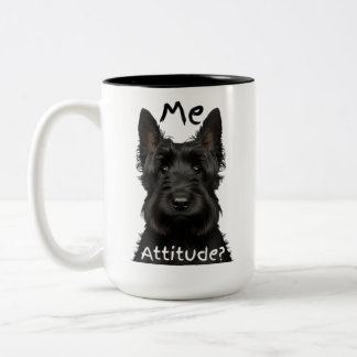 Me Attitude Scottish Terrier Tweekleurige Koffiemok