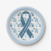 ME/CFS Awareness Ribbon Blue Sunday Papieren Bordje (Voorkant)