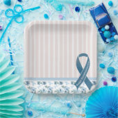 ME/CFS Awareness Ribbon Papieren Bordje (Feest)