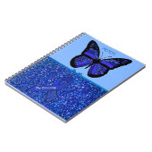 ME/CFS Blue Awareness Ribbon and Butterfly Notitieboek (Linkerzijde)