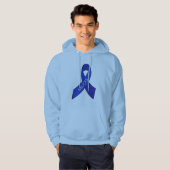 ME/CFS Chronic Fatigue Syndrome Awareness Ribbon Hoodie (Voorkant volledig)