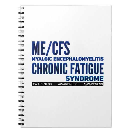 ME/CFS Chronisch vermoeidheidsbewustzijn Notitieboek (Voorkant)