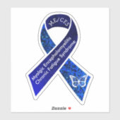 ME/CFS-ondersteuning en -bewustmaking Sticker (Vel)