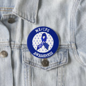 ME/CFS Syndrome Awareness Ribbon Button (In situ)
