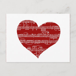 me een lied over liefde zingen briefkaart