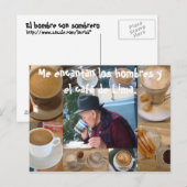 Me Encanta el Cafe Briefkaart (Voorkant / Achterkant)