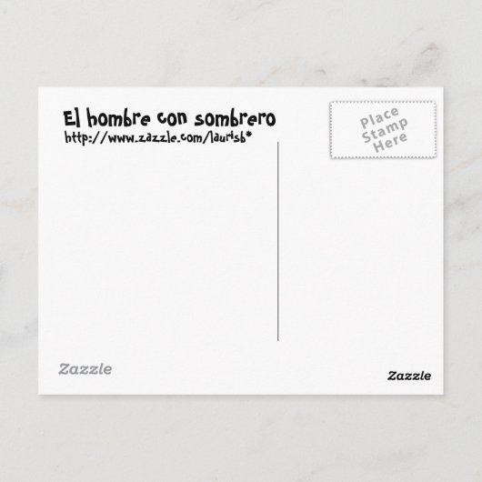 Me Encanta el Cafe Briefkaart (Achterkant)