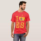 Me encanta España con una estrella T-shirt (Voorkant volledig)