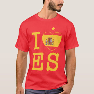 Me encanta España con una estrella T-shirt