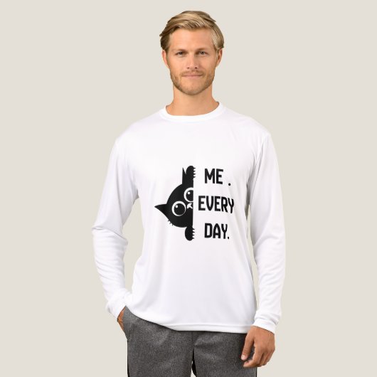 Me every day Tri-Blend shirt (Voorkant)