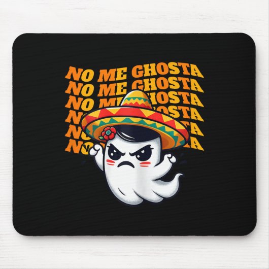 Me Ghosta Funny Mexicaanse Halloween Ghost Vrouwen Muismat (Voorkant)