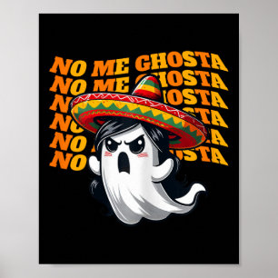 Me Ghosta Funny Mexicaanse Halloween Ghost Vrouwen Poster