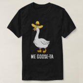 Me Goose Ta Meican Funny Spanish Goose Pun Pullove T-shirt (Design voorkant)