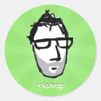 ME Groen 2 Ronde Sticker