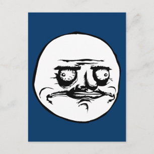 Me Gusta Face Meme Briefkaart