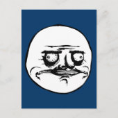 Me Gusta Face Meme Briefkaart (Voorkant)