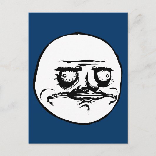 Me Gusta Face Meme Briefkaart (Voorkant)